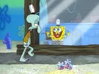 Spongebob Excited Squidward