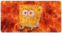 spongebob fire