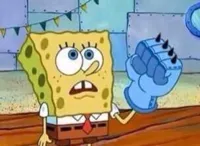 spongebob fist