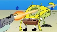 SpongeBob Gets Shot In The Face