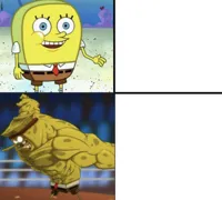 Spongebob glow up template