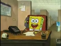 SpongeBob hang on I'll transfer your call