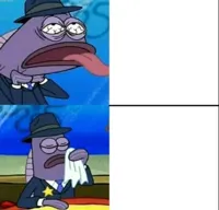 SpongeBob Health Inspector Choking vs. Wiping Mouth