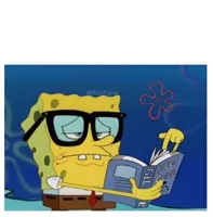 SPONGEBOB LOOKS UP THE ANSWER BOOK