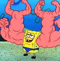 Spongebob musclebeach