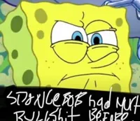 Spongebob never seen much bullshit before 2