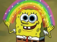 spongebob rainbow