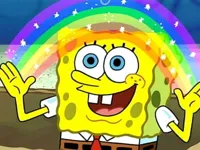 spongebob rainbow