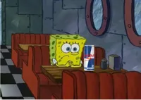 Spongebob red bull