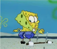 Spongebob ripped pants