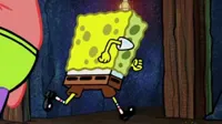 Spongebob running