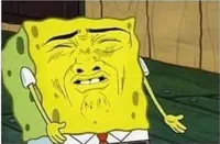 Spongebob sour face