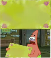 Spongebob time card patrick