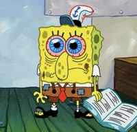 Spongebob Tired Eyes