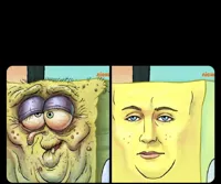 SpongeBob Ugly vs SpongeBob Handsome