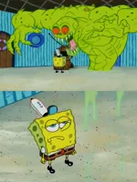 Spongebob unimpressed