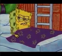 SpongeBob waking up