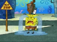 Spongebob weeping