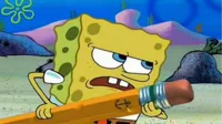 SpongeBob With pencil