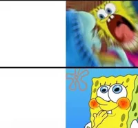 spongebob yelling