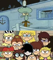 Squidward vs The Loud House