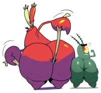 sssonic2 mr krabs & plankton