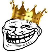 Troll face king