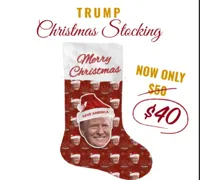 Trump Christmas Stocking