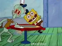 Unhinged Spongebob and Squidward