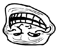 Upsidedown Troll Face