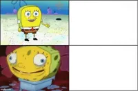 Weak vs. Inflated Spongebob