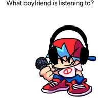 What is boyfriend listening to?