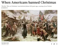 When Americans Banned Christmas